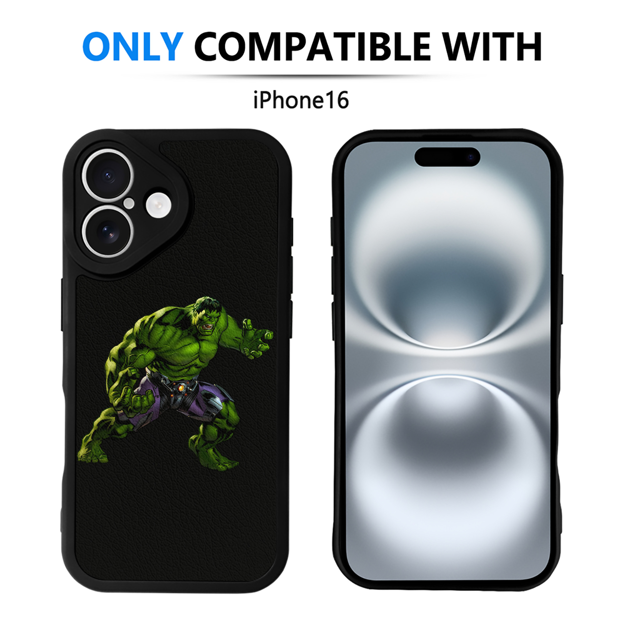 （画像用） アベンジャーズ The Avengers 【iPhone 16シリーズ対応】シリコンスマホケース（レザー調） 材質：シリコン
